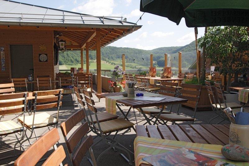 Akzent Hotel Restaurant Höhenblick Muehlhausen im Taele Restaurant foto