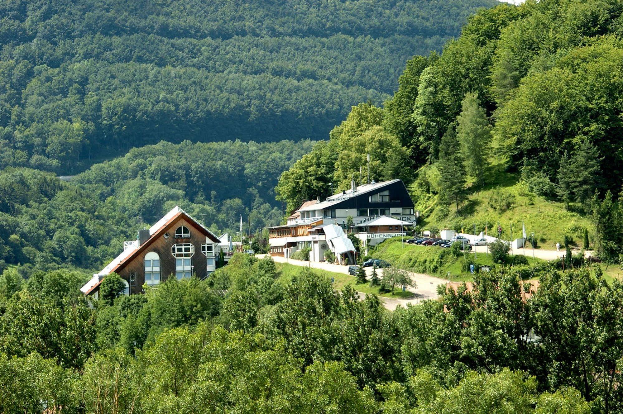 Akzent Hotel Restaurant Höhenblick Muehlhausen im Taele Exterior foto
